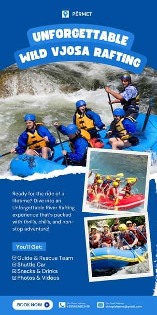 Përmet: Vjosa River Rafting Adventure - Key points to know before you go