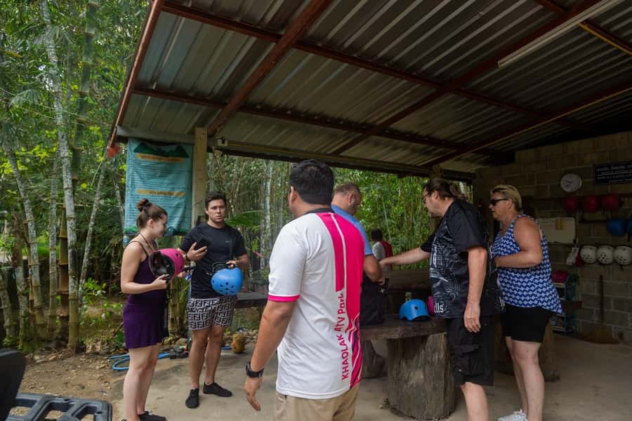 Phuket: ATV Quad and Bamboo Rafting in Khao Lak - Khao Lak Elephant Sanctuary: Time with rescued elephants