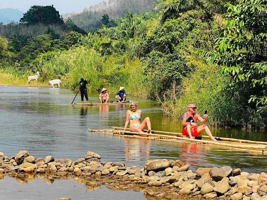 Phuket: Bamboo Rafting 5KM + ATV 30MIN with Adv Raft Option - The long ride from Pa Tong to Phang Nga