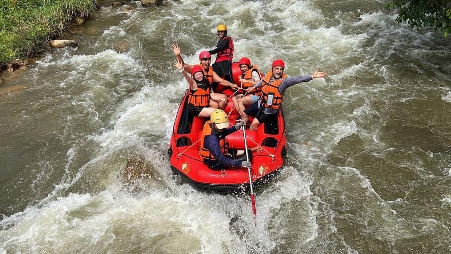 Phuket: Bamboo Rafting 5KM + ATV 30MIN with Adv Raft Option - Bamboo rafting on the Phang Nga River