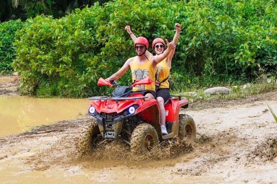 Phuket: Bamboo Rafting 5KM + ATV 30MIN with Adv Raft Option - Suwankuha Temple and the Monkey Cave