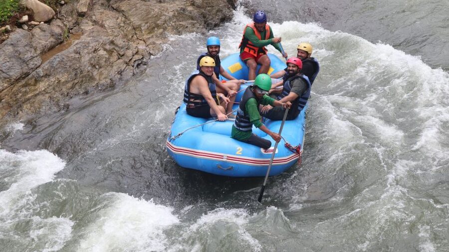 Phuket: Monkey Cave, Water Rafting, Zipline with ATV Option - Lunch at the camp and the day’s pacing