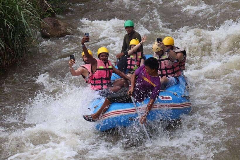 Phuket: Rafting 5KM and ATV Ride 30MIN Adventures - Lunch, water, and the possible waterfall stop