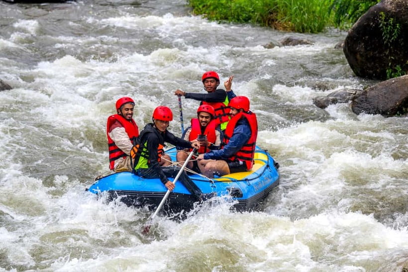 Phuket: White Rafting, Zippline, ATV and mini Safari - A quick 200-meter flight through the trees