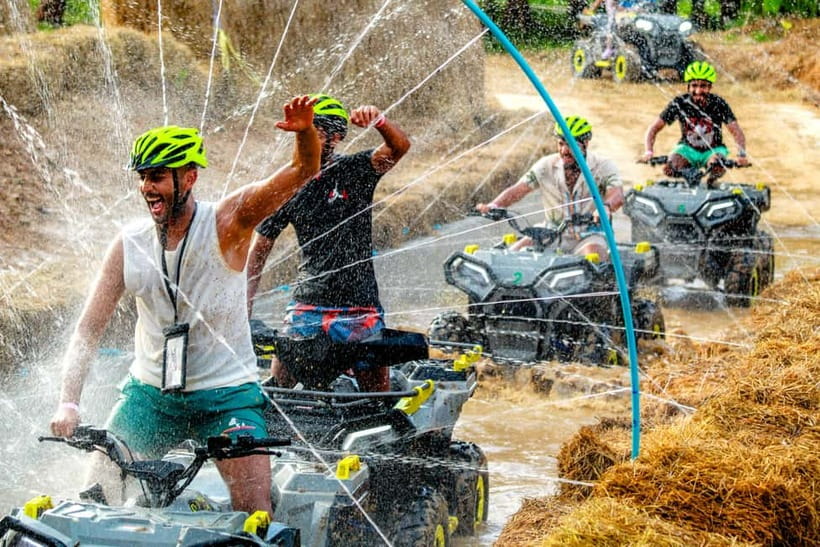 Phuket: White Rafting, Zippline, ATV and mini Safari - Rafting 5.5 kilometers on the Song Phraek River