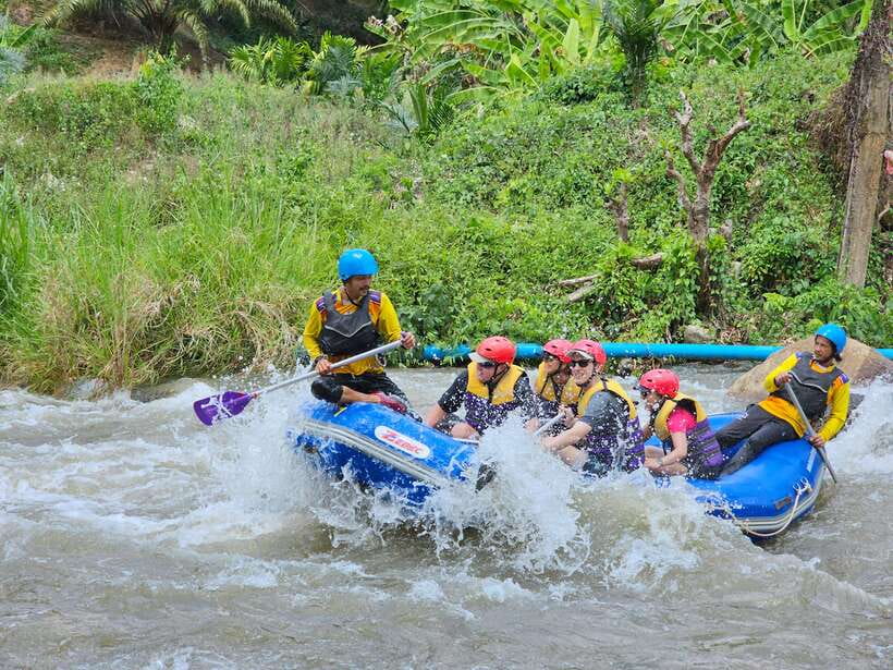 Phuket: White Water Rafting, ATV, and Zipline Adventure - The two-hour van ride from Phuket