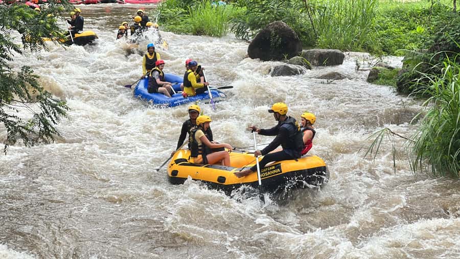 Phuket: White Water Rafting in Phang Nga (Early Bird) - Rope bridge and the 150-meter zipline
