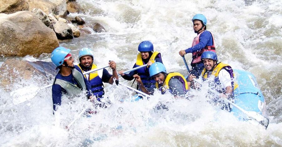 Phuket: White Water Rafting, Zipline, and Elephant Sanctuary - Song Phraek river rafting for 45 to 60 minutes