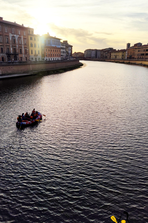 Pisa: rafting tour with aperitif - A relaxed 75 minutes on the Arno