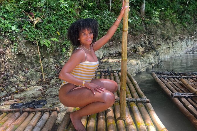 Private Bamboo Rafting Activity in Jamaica - A slow float on the calm Lethe River