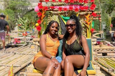 Private Bamboo Rafting, Limestone Massage and Hip Strip Tour