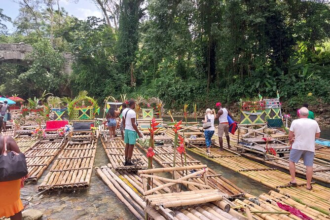 Private Bamboo River Raft with Limestone Massage in Montego Bay - The limestone foot massage
