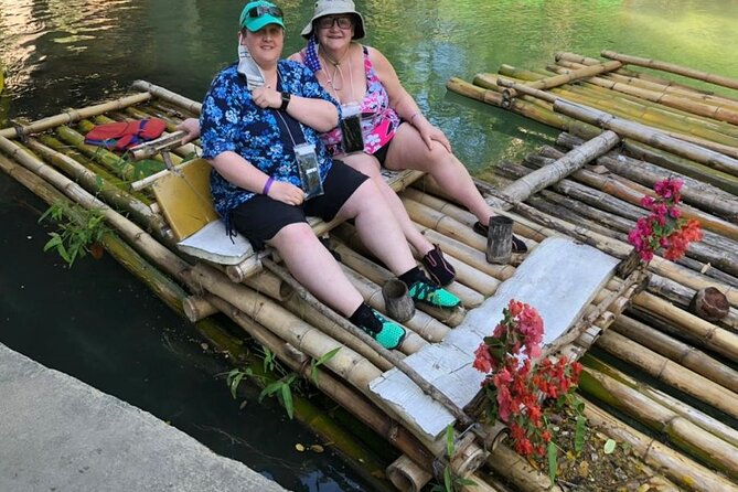 Private White River Bamboo Rafting & Limestone Massage Ocho Rios - Meeting the captain and preparing for the river