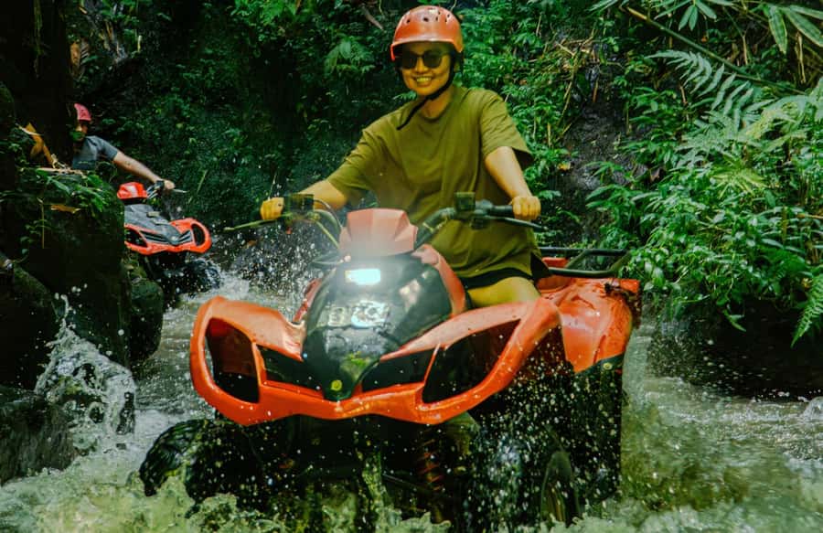 Quad bike bali tunnel waterfall with Rafting - Key points to know before booking