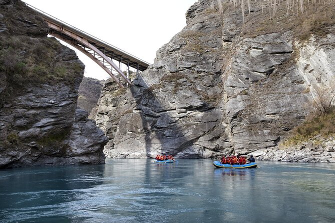 Queenstown Kawarau River Whitewater Rafting - The Kawarau River route, from calm water to whitewater