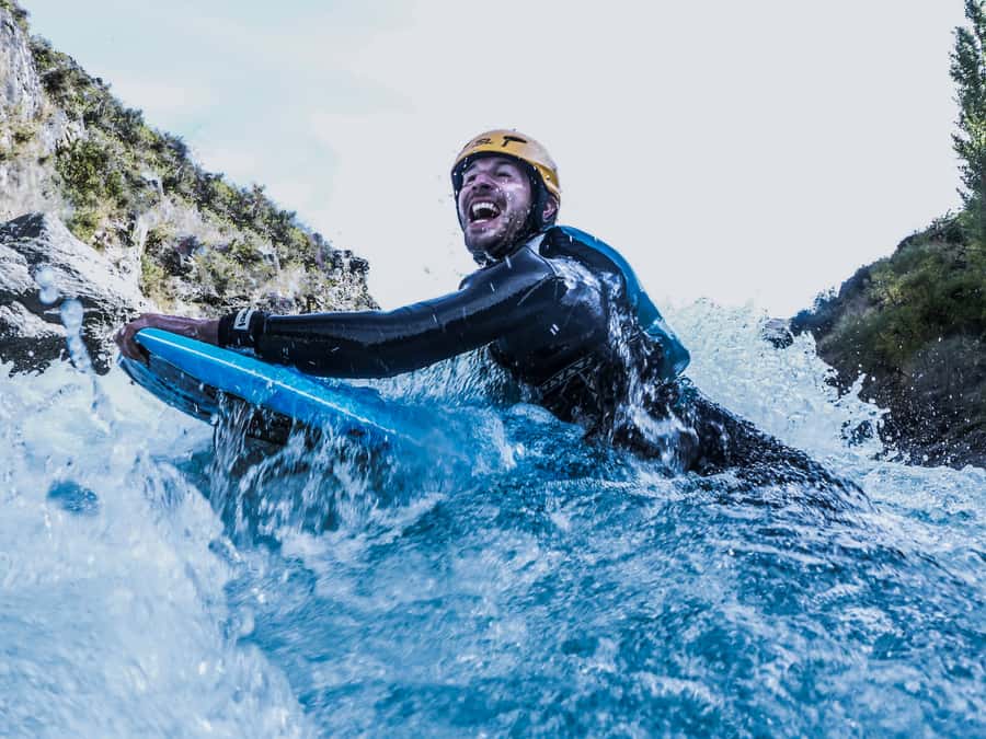 Queenstown: White Water Surfing Along the Kawarau River - Surfing waves, riding whirlpools, and testing currents