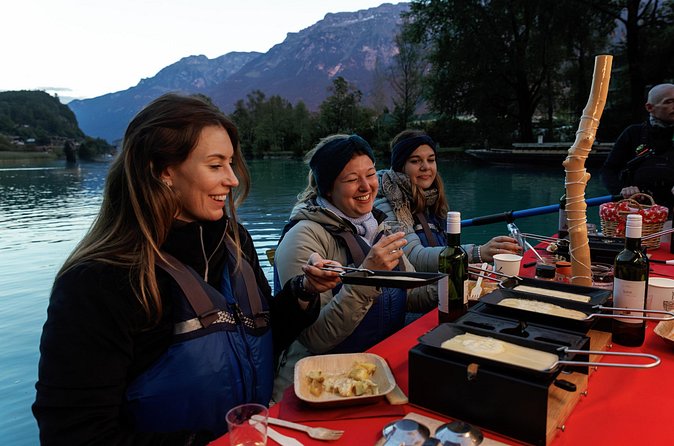 Raclette Rafting in Interlaken - The small raft and the social atmosphere