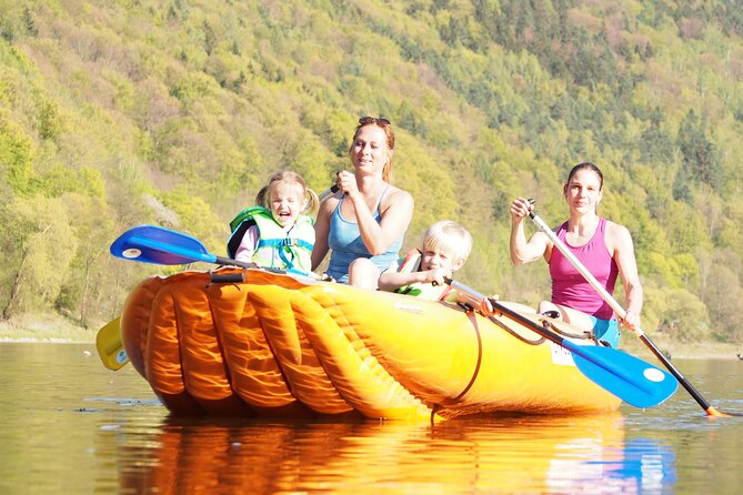 Raft on the Elbe river from Děčín to Bad Schandau - From Camp Děčín to the Elbe