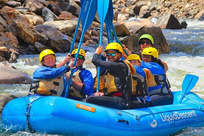 Raft the Beginner stretch on Clear Creek! - The Charlie Taylor Water Wheel and Idaho Springs mining story
