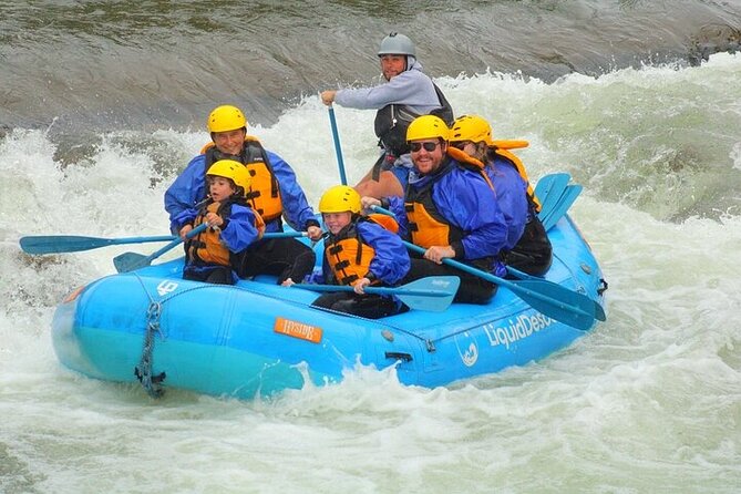 Raft the Beginner stretch on Clear Creek! - Mister Twister provides the splashy finish