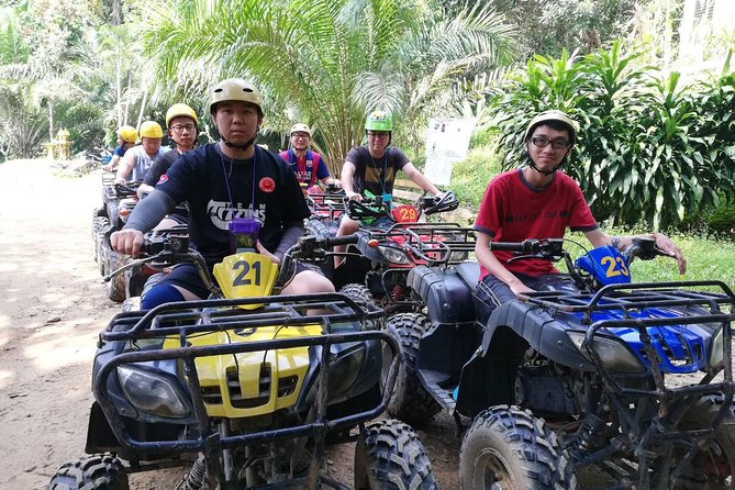 Rafting 5.5 km., Zipline, ATV 30 Min., Suvankhuha Temple. - What the Phuket adventure day is really like