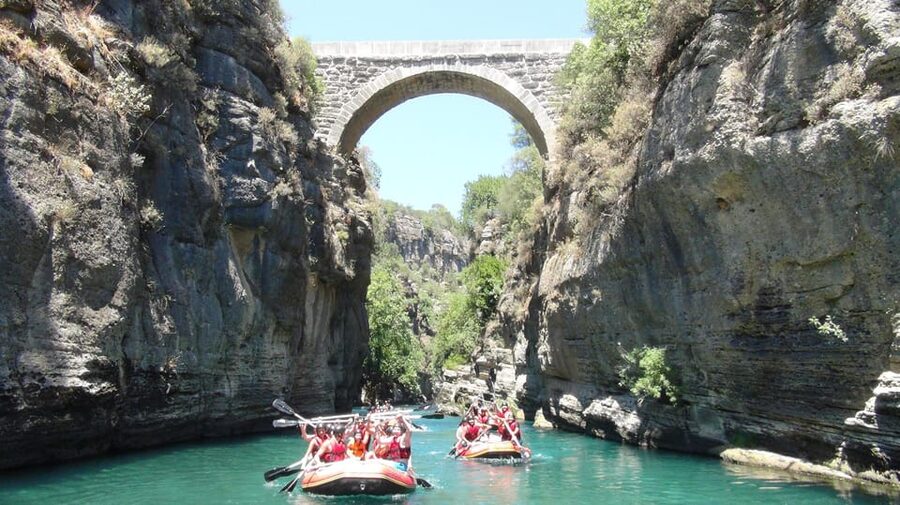 Rafting Adventure w/Optional Extreme Activities From Antalya - Riverside lunch after the water