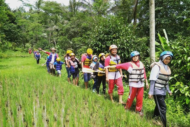 Rafting at Jangkok River Lombok - At the Batu Mekar rafting basecamp