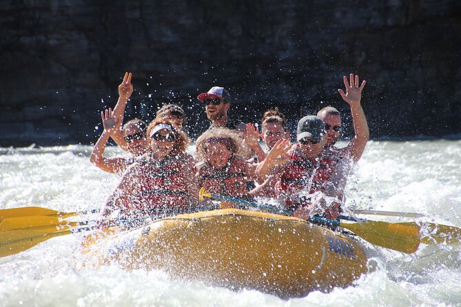Rafting Athabasca Falls Run in Jasper - The Athabasca River run, from rapids to quiet water