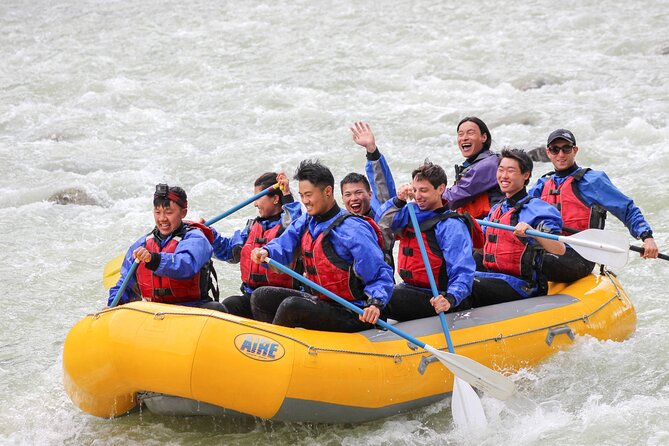 Rafting Athabasca Falls Run in Jasper - What the canyon looks like from the water