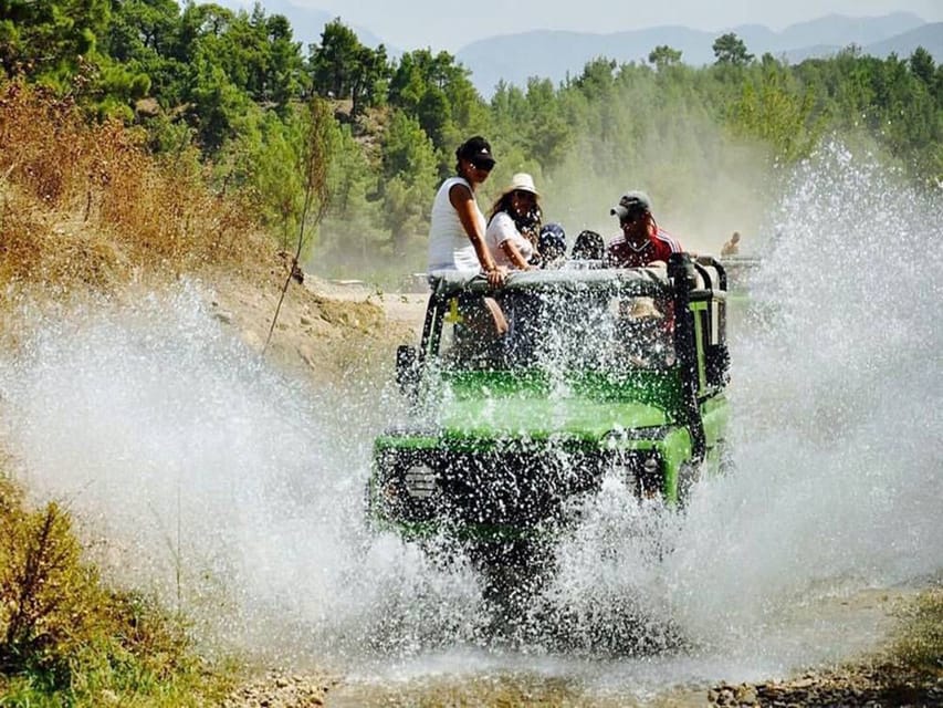 Rafting & Buggy or Quad Safari & Zipline Combo With Lunch - A short zipline with a canyon view