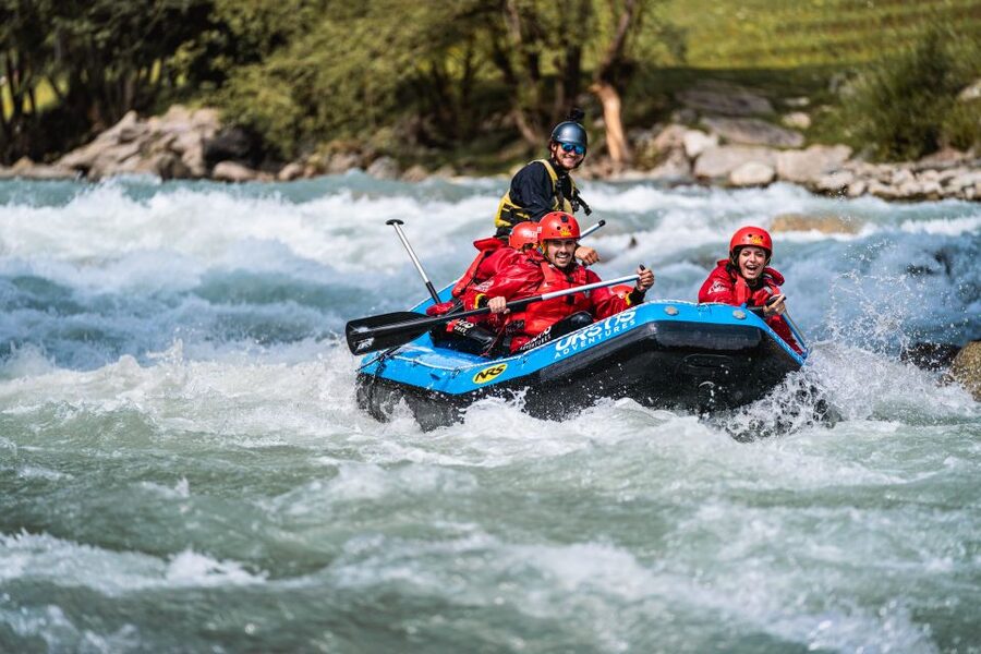Rafting Down Noce River in Val di Sole - The first river section builds confidence