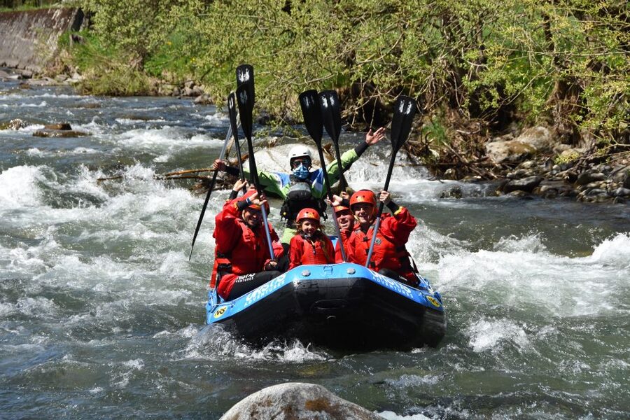 Rafting Down Noce River in Val di Sole - Starting at Cusiano below San Michele’s Castle