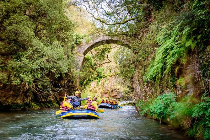 Rafting in Lousios and Alfeios rivers - Six kilometers through Arcadian river country