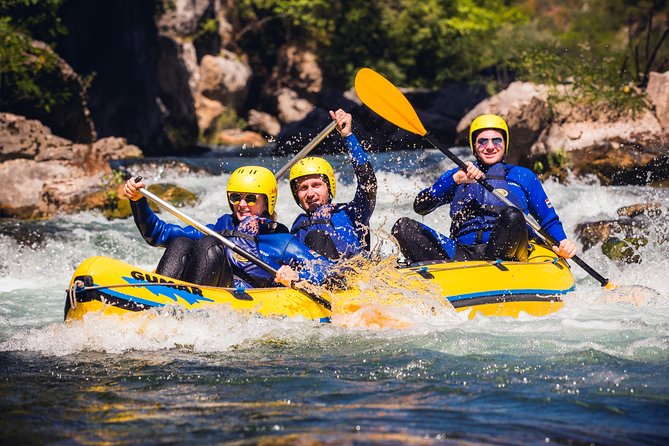 Rafting in upper part of Cetina river from Split or Blato n/C - Leaving Split for the river