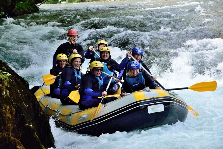 Rafting/Kayaking adventure river Kupa - Seven to 10 kilometers of upper Kupa water