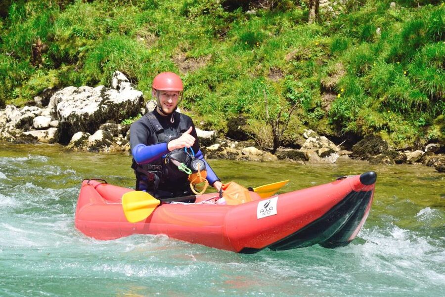 Rafting/Kayaking adventure river Kupa - The 15-minute van ride and safety briefing