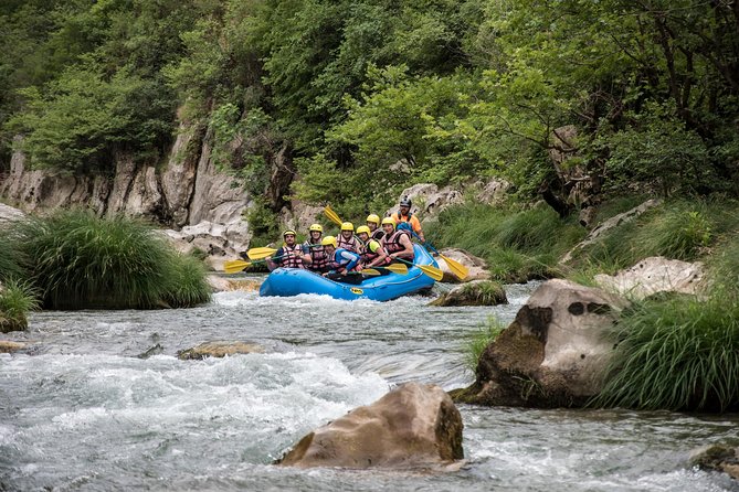Rafting Lousios river - Finishing at Koukos Bridge and Vrodos waterfall