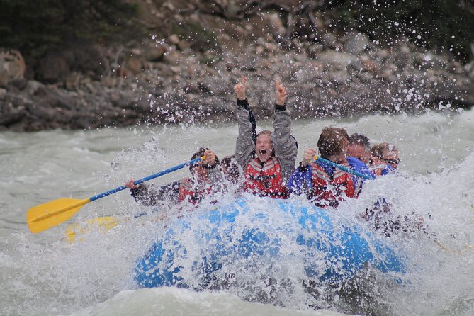 Rafting on Athabasca River Mile 5 in Jasper - Where the Miette River Joins the Athabasca