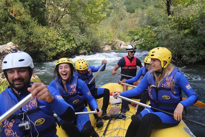Rafting on Cetina River Departure from Split or Blato na Cetini village - Cliffs, Forest, and Clear Water Along the Route