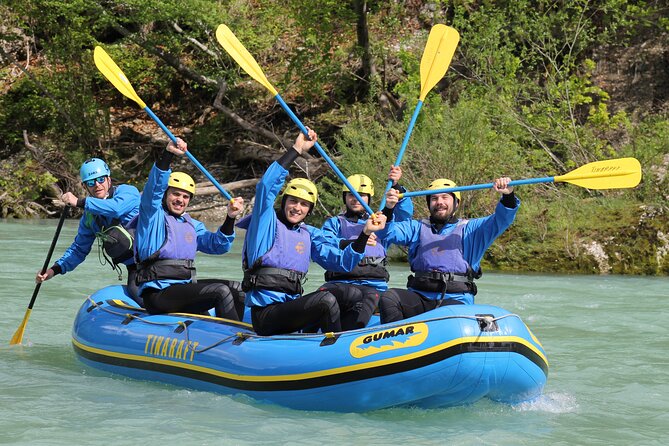 rafting on sava river in bled slovenia, the best rafting trip in the area - Photos and the finish at Tinaraft
