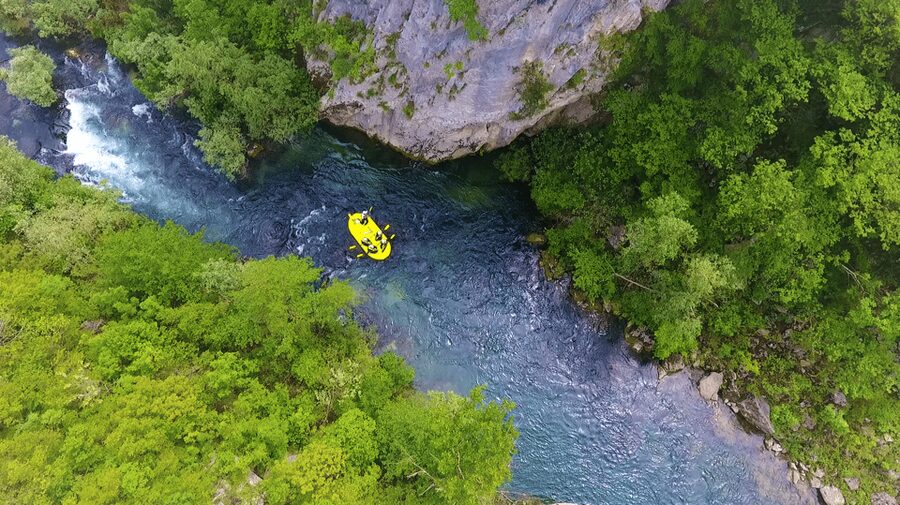 Rafting on the Cetina river - Key points about the Cetina rafting trip