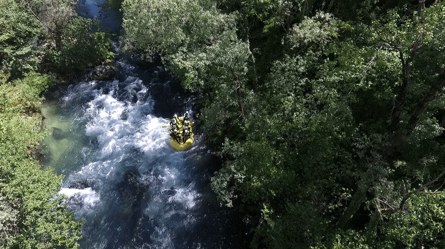 Rafting on the Cetina river - A clear briefing before you paddle