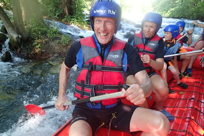 Rafting on the River Cetina from Omis Croatia - Starting at Planovo Omiš