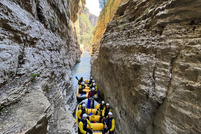 Rafting/River Tubing through Osumi Canyon. - The canyon’s rock walls and named formations