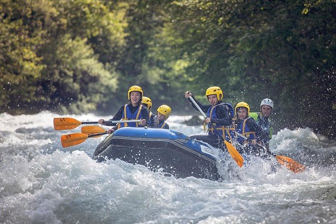 RAFTING SAVOIE - Descent of the Isère (1h30 on the water) - The morning begins at Macôt La Plagne
