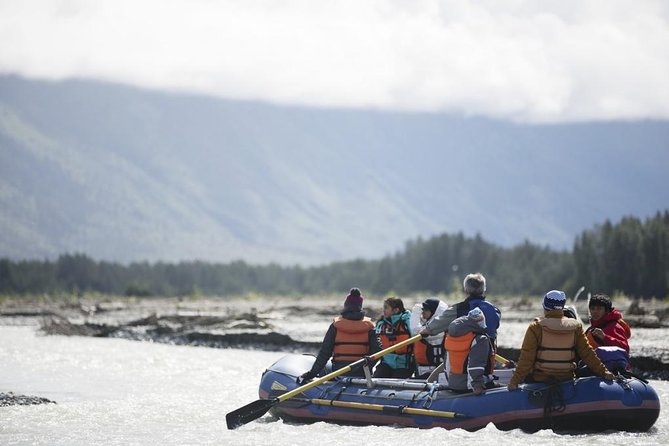 Rafting to Chilkat Bald Eagle Preserve from Haines - One and a half hours of quiet floating