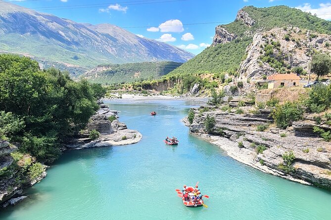 Rafting Tour in Vjosa Wild River National Park - The First River Views Beneath Nemërçka Mountain