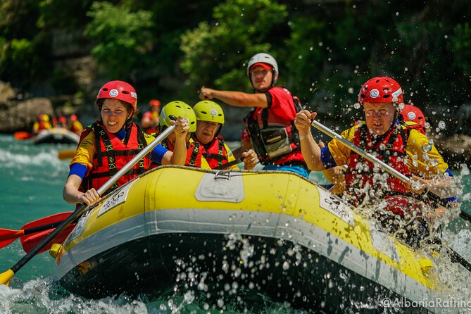 Rafting Vjosa River Gjirokastër Albania ARG - Swimming, cliff jumping, and photographs