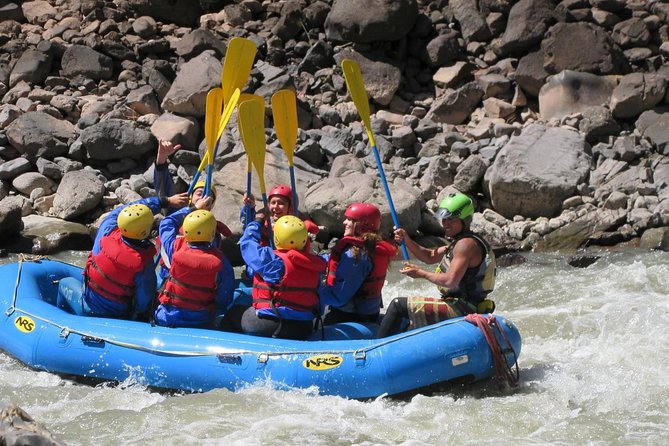 Rafting & Zip line Urubamba River 1 Day - Ziplining across the river
