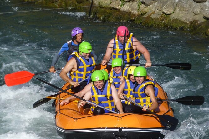 Rafting, Zipline & Canyoning with Lunch & Transfer from Alanya - Ziplining over the canyon